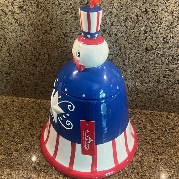 Johanna Parker Fourth Of July Liberty Bell Patriotic Canister - Picture 4 of 7